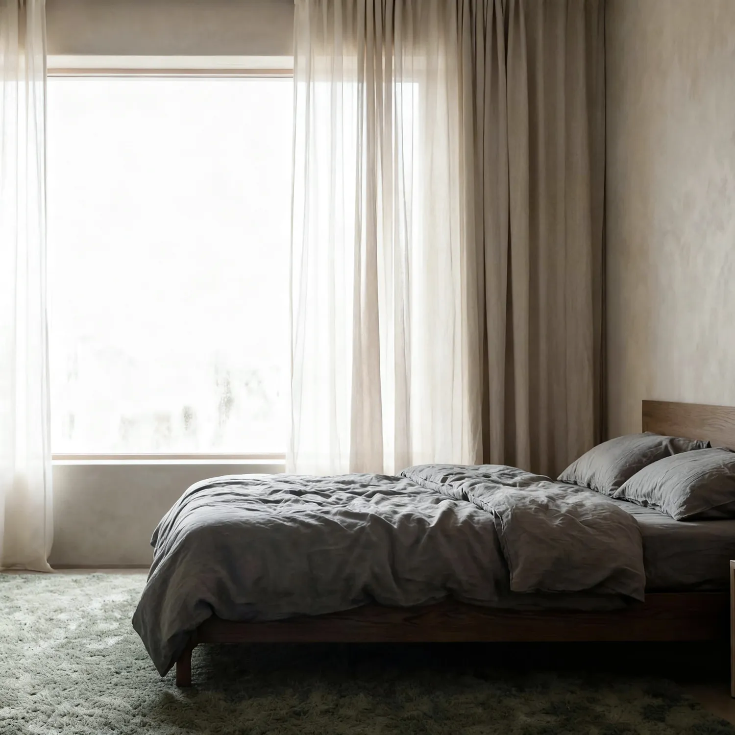 Gordijnen 2-pack - Linnenmix gordijn Lumira (room)