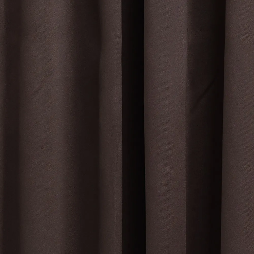 Gordijnen - Verduisteringsgordijnen Vida (donker bruin)