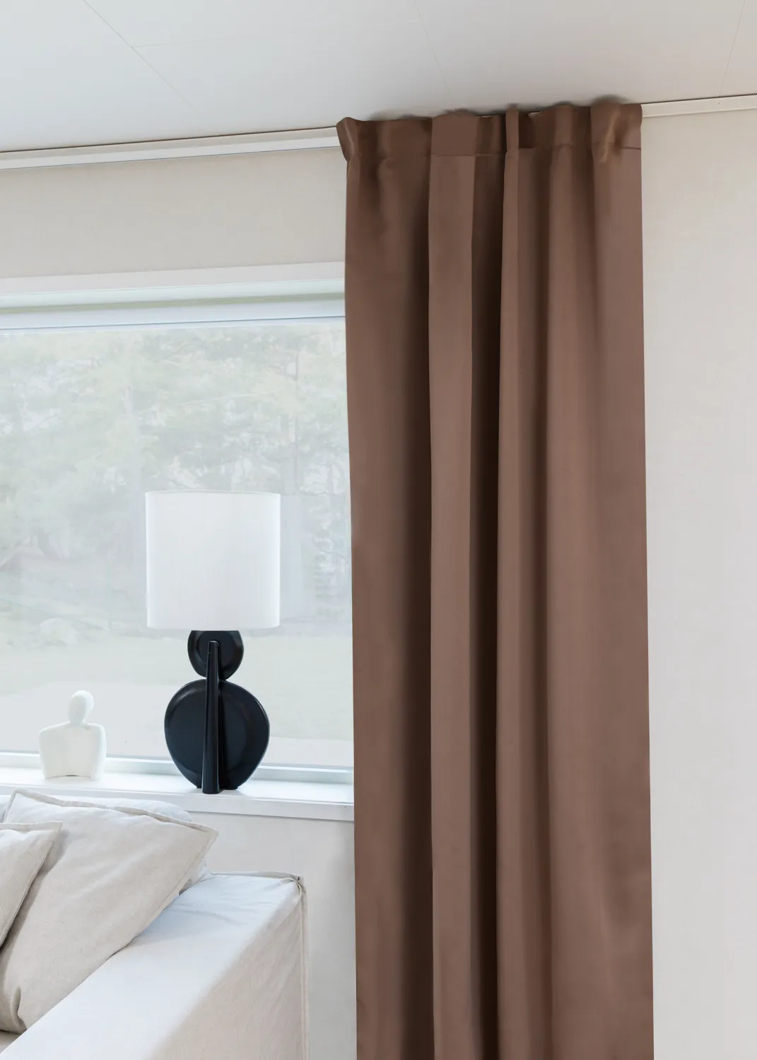 Gordijnen - Verduisteringsgordijnen Alina (coffee)