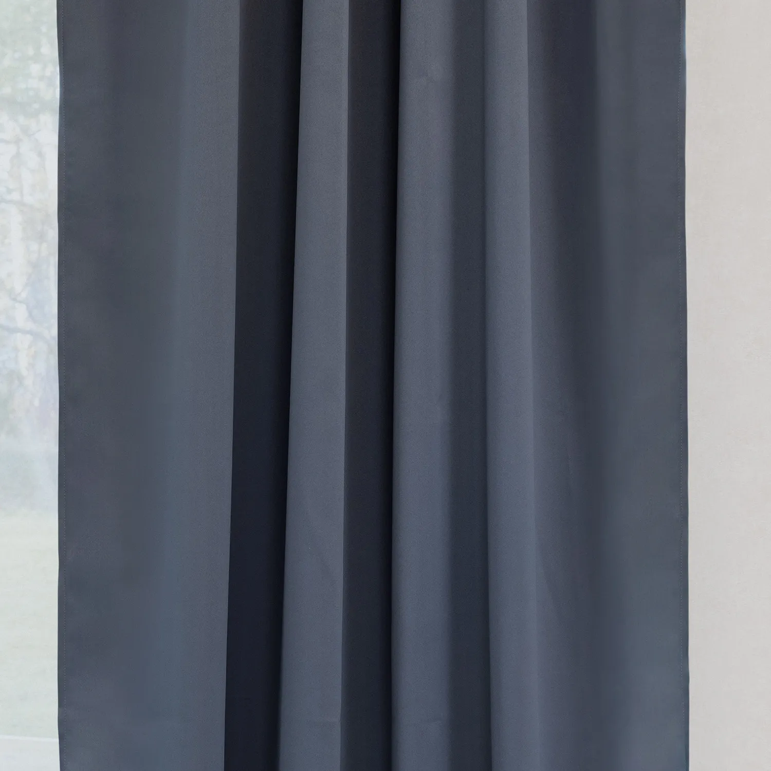 Gordijnen - Verduisteringsgordijnen Alina (blauw/grijs)