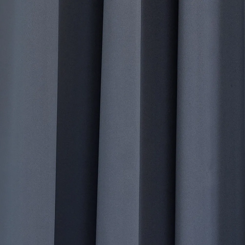 Gordijnen - Verduisteringsgordijnen Alina (blauw/grijs)