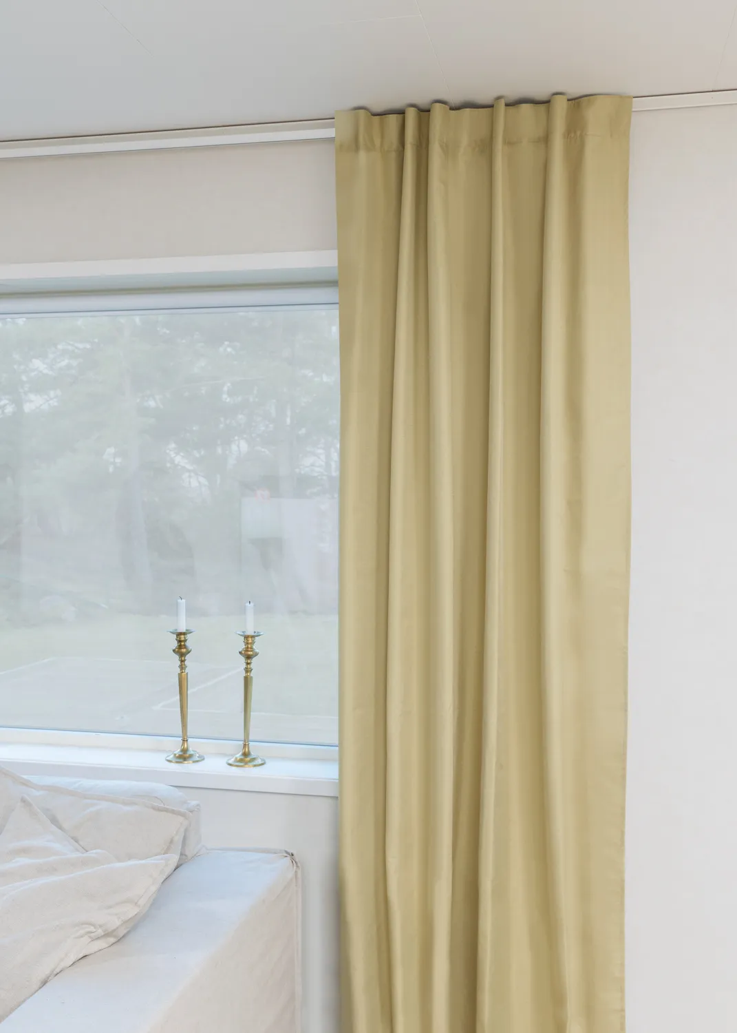 Gordijnen - Verduisteringsgordijnen Reyna (geel)