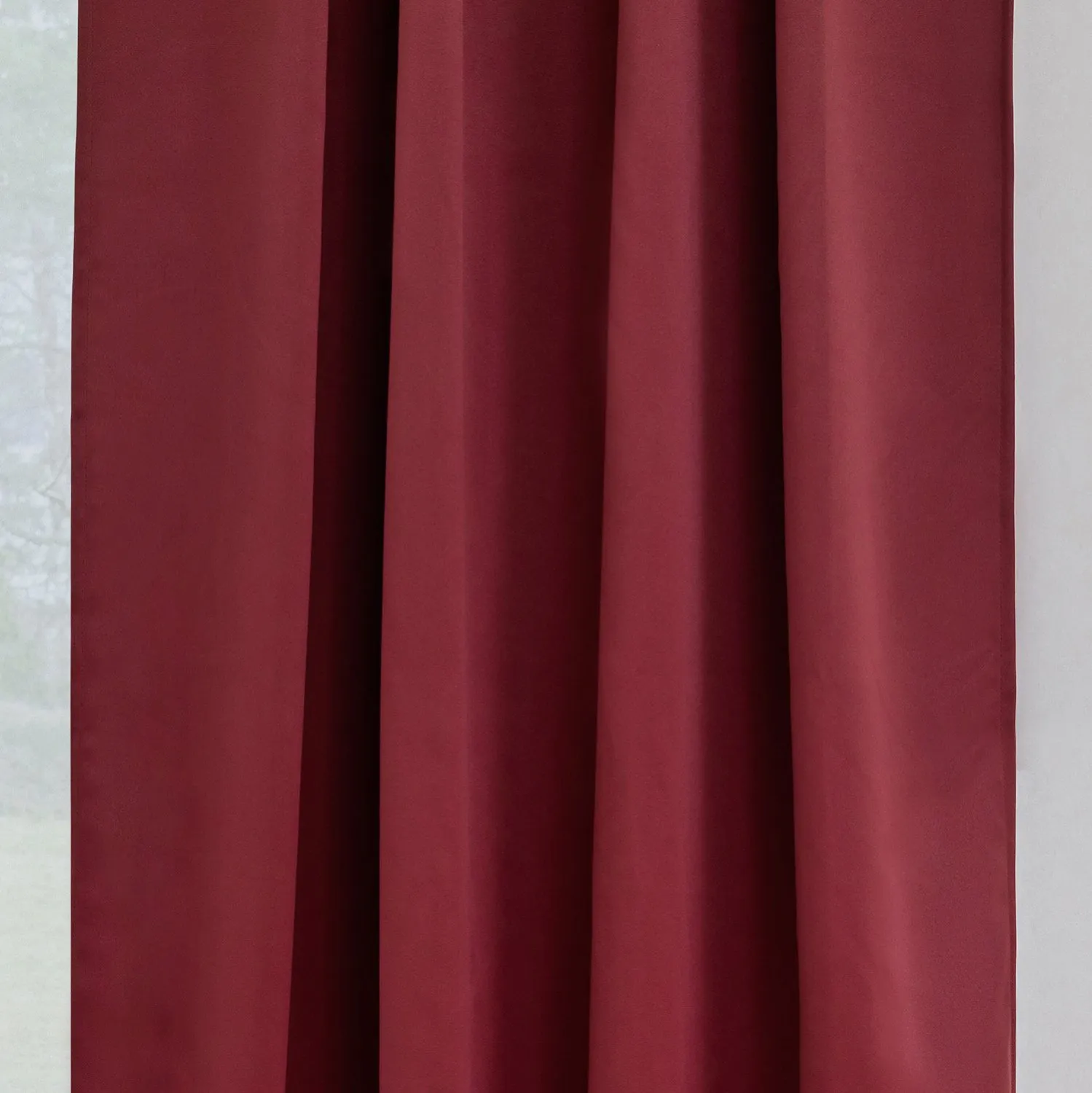 Gordijnen - Verduisteringsgordijnen Alina (rood)