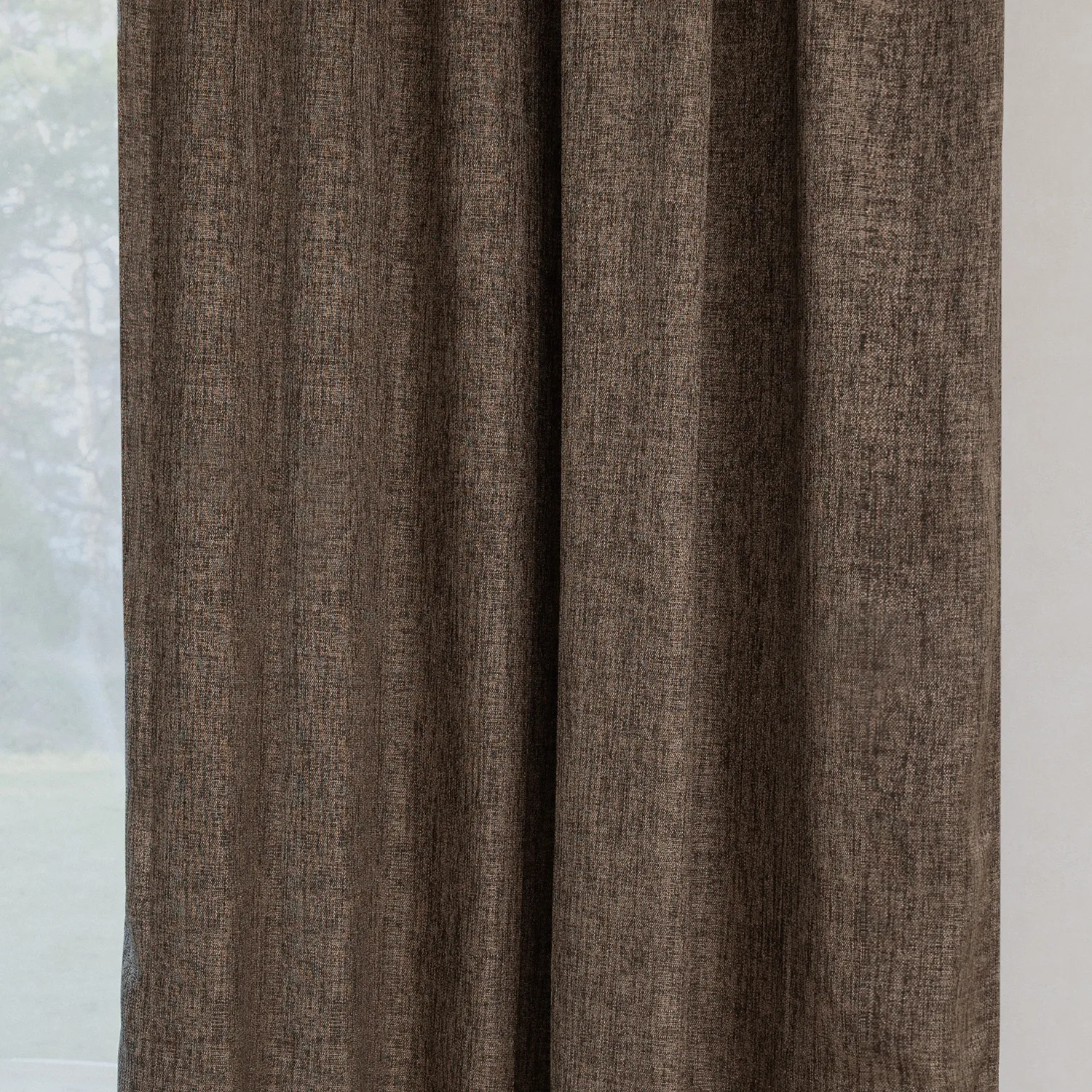 Gordijnen - Verduisteringsgordijnen Raya (bruin)