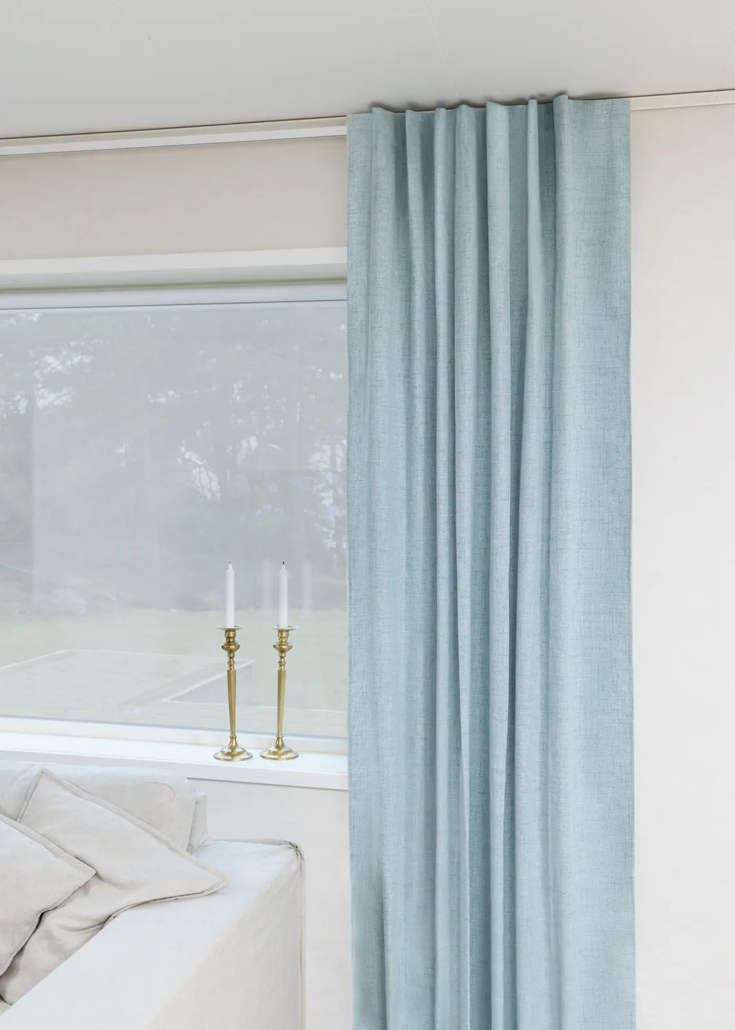 Gordijnen - Verduisteringsgordijnen Amaris (turkoois)