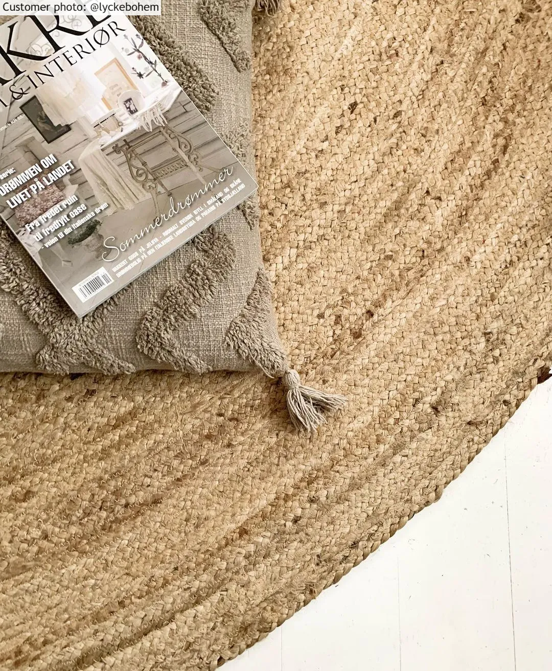 Ronde vloerkleden - San Francisco (jute)