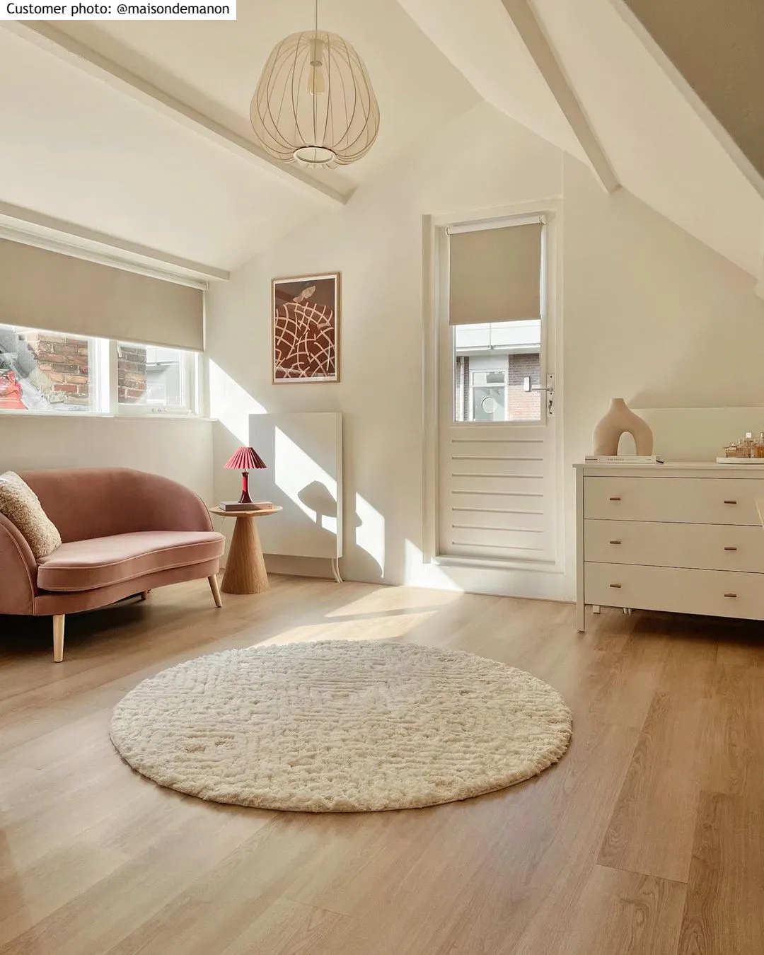 Ronde vloerkleden - Monti (offwhite)