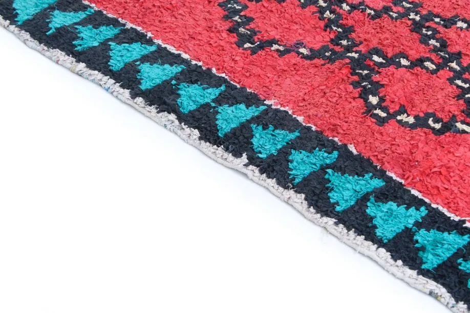 Marokkaanse Berber tapijt Boucherouite 370 x 170 cm