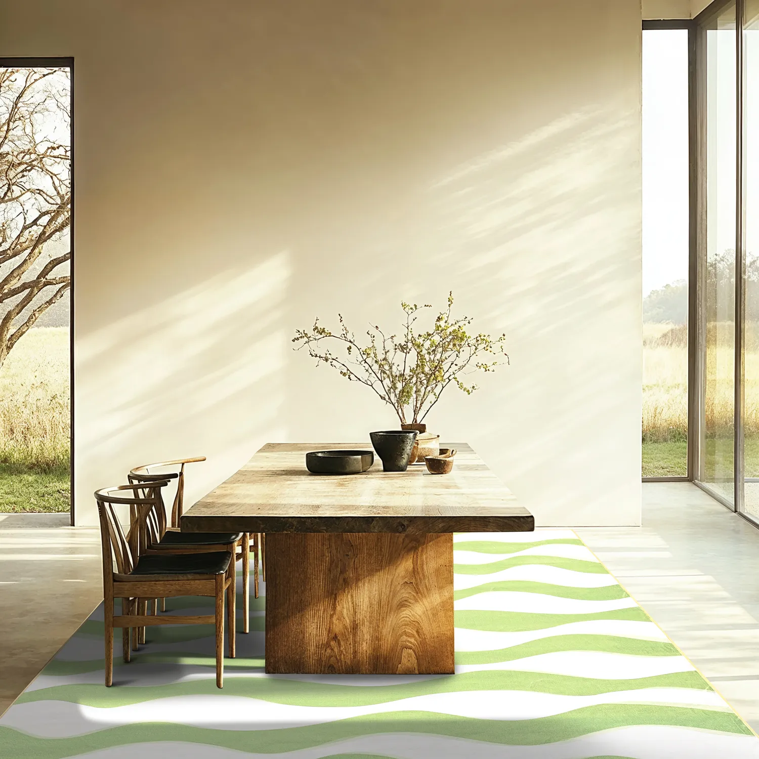 Wilton - Marsala (groen/wit)