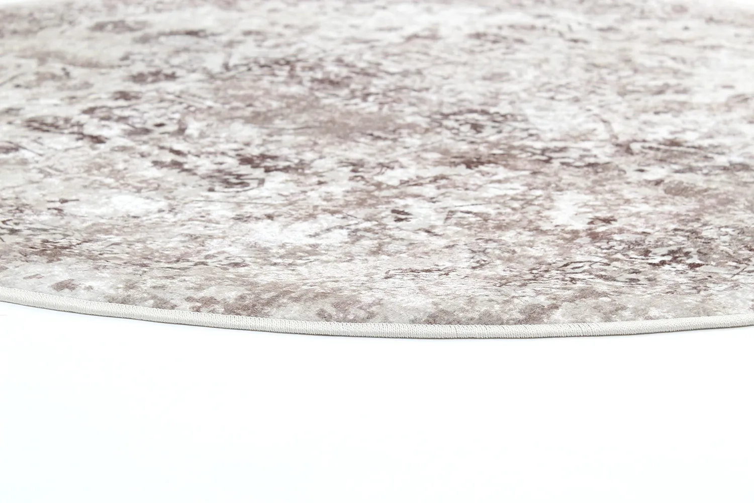 Rond vloerkleed - Mateur (grijs)