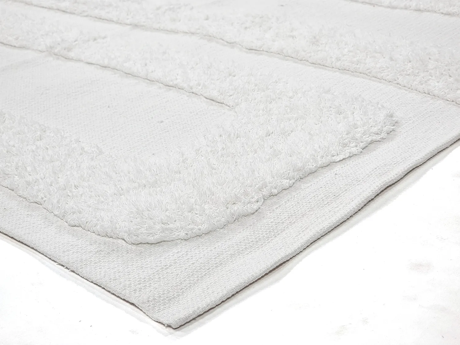 Hoogpolig vloerkleed - Alexa Natural Cotton Shaggy (offwhite)