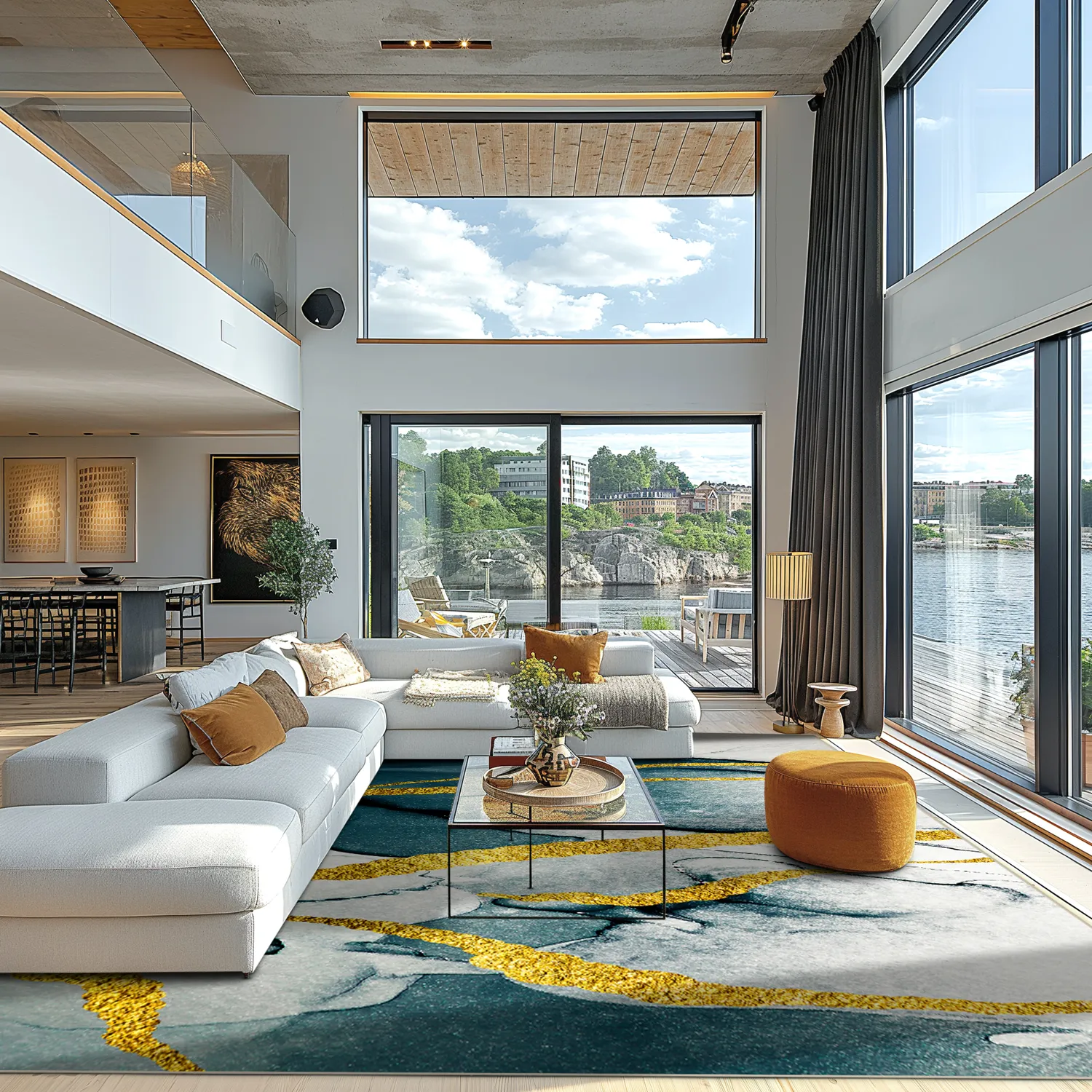 Wilton - Alvaro (blauw/wit/goud)