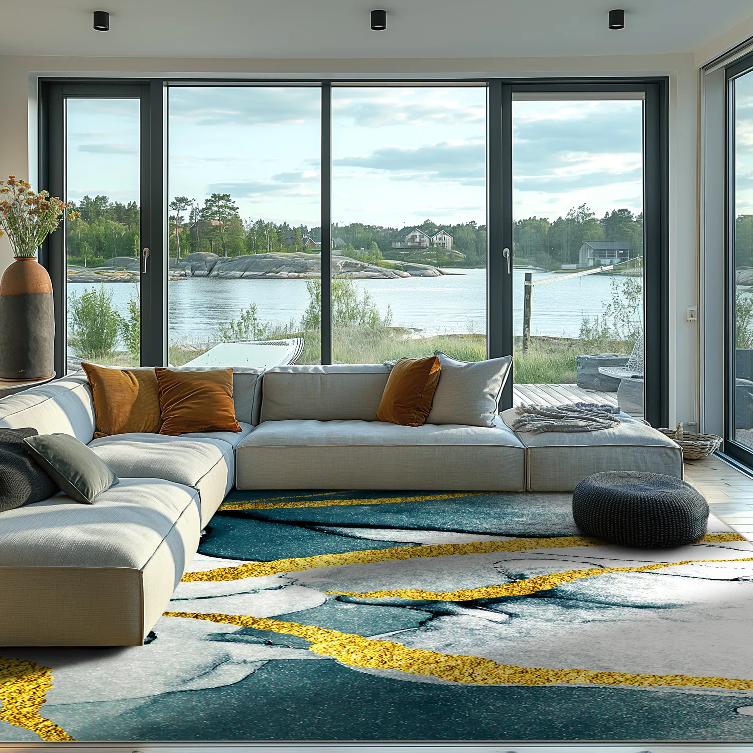 Wilton - Alvaro (blauw/wit/goud)