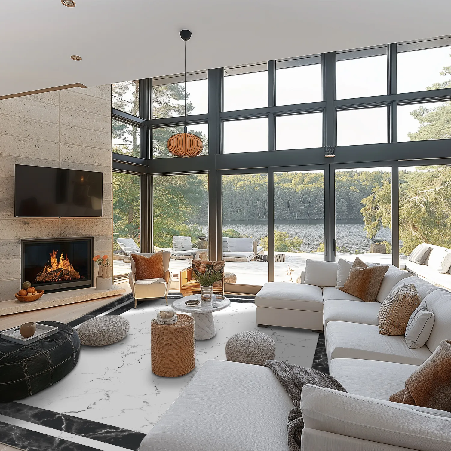 Wilton - Amaliada (zwart/wit)