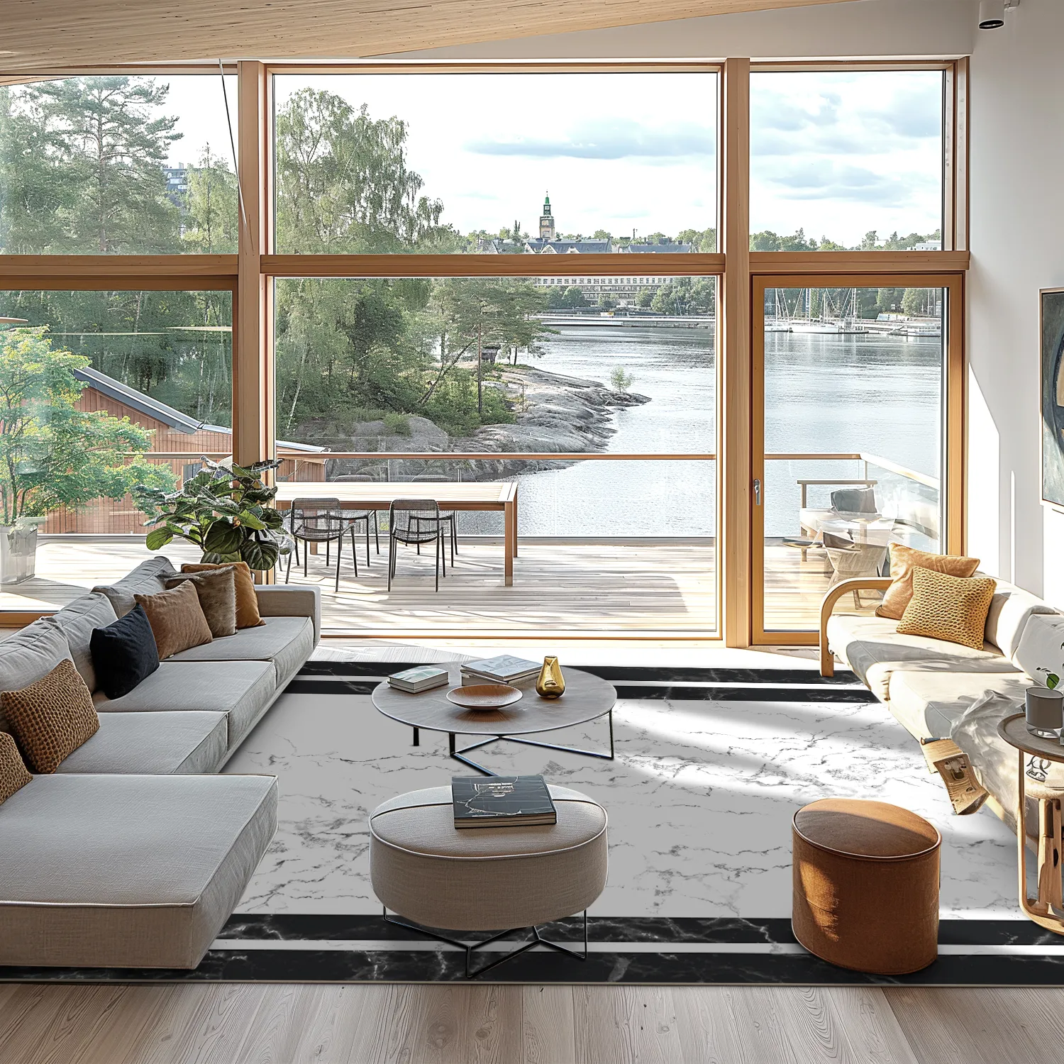 Wilton - Amaliada (zwart/wit)