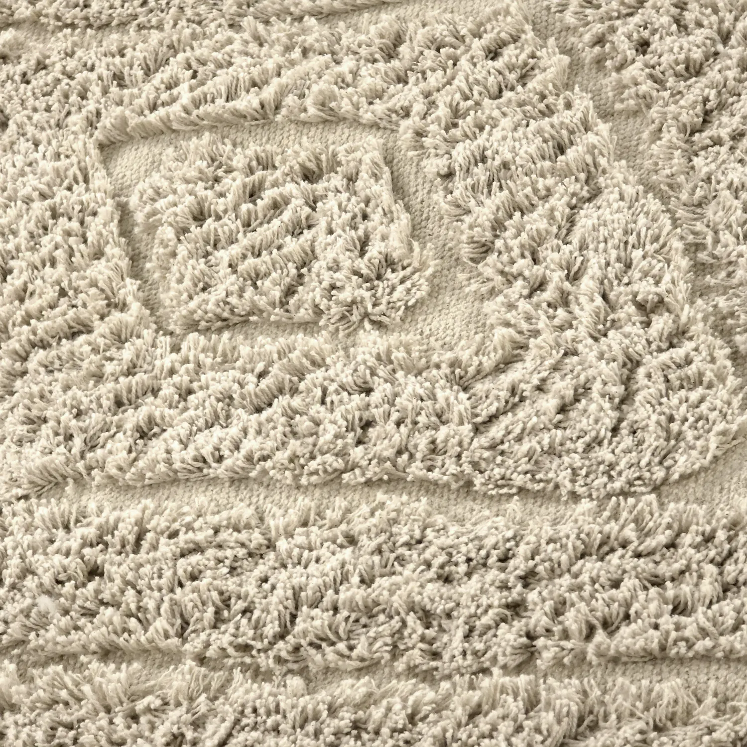 Ronde vloerkleden - Amberley Natural Cotton Shaggy (beige)