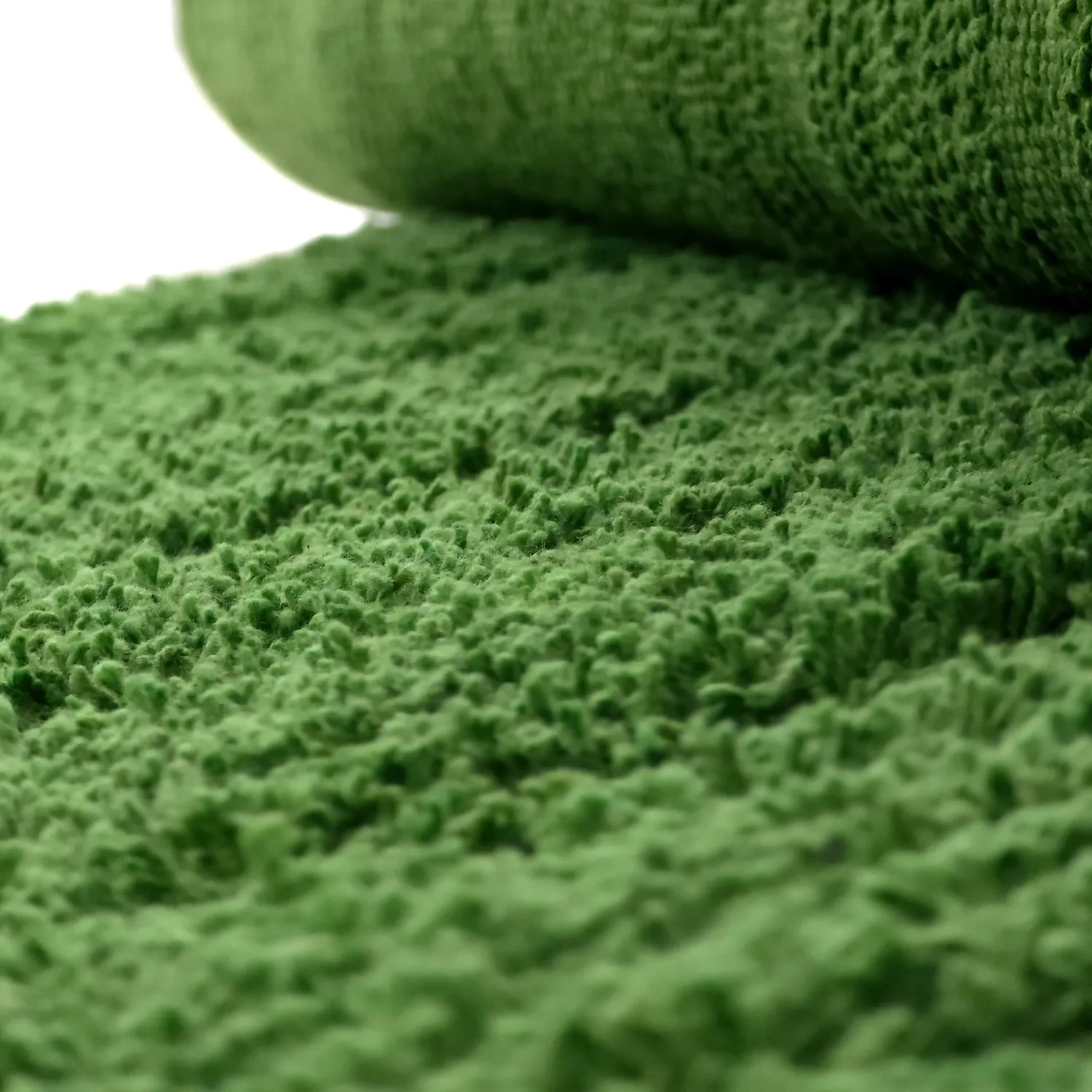 Ronde vloerkleden - Amberley Natural Cotton Shaggy (groente)