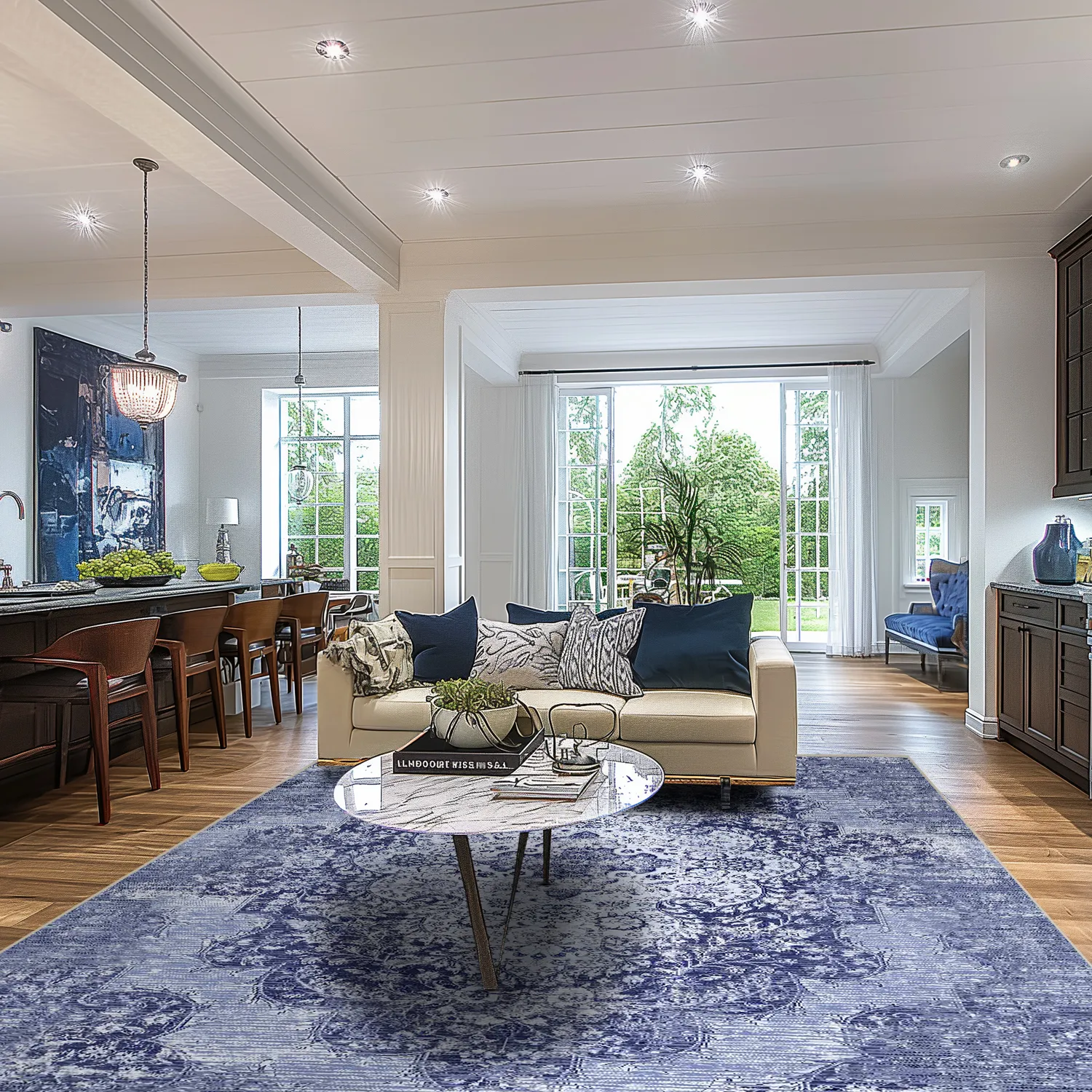 Wilton - Badem (blauw)