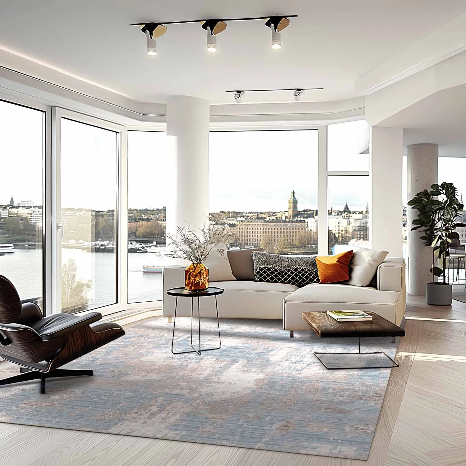 Wilton - Bardia (blauw/grijs)