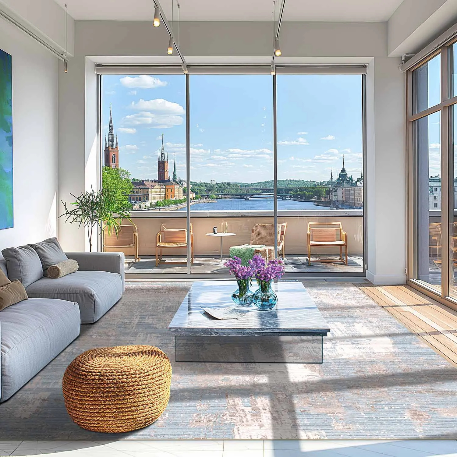 Wilton - Bardia (blauw/grijs)