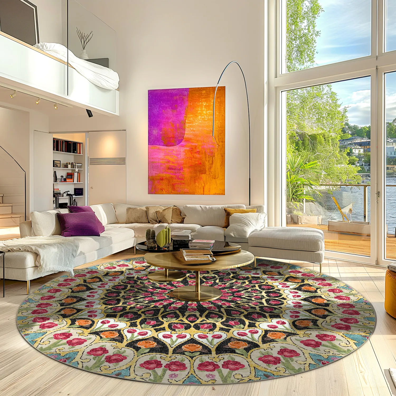 Rond vloerkleed - Barete (multi)