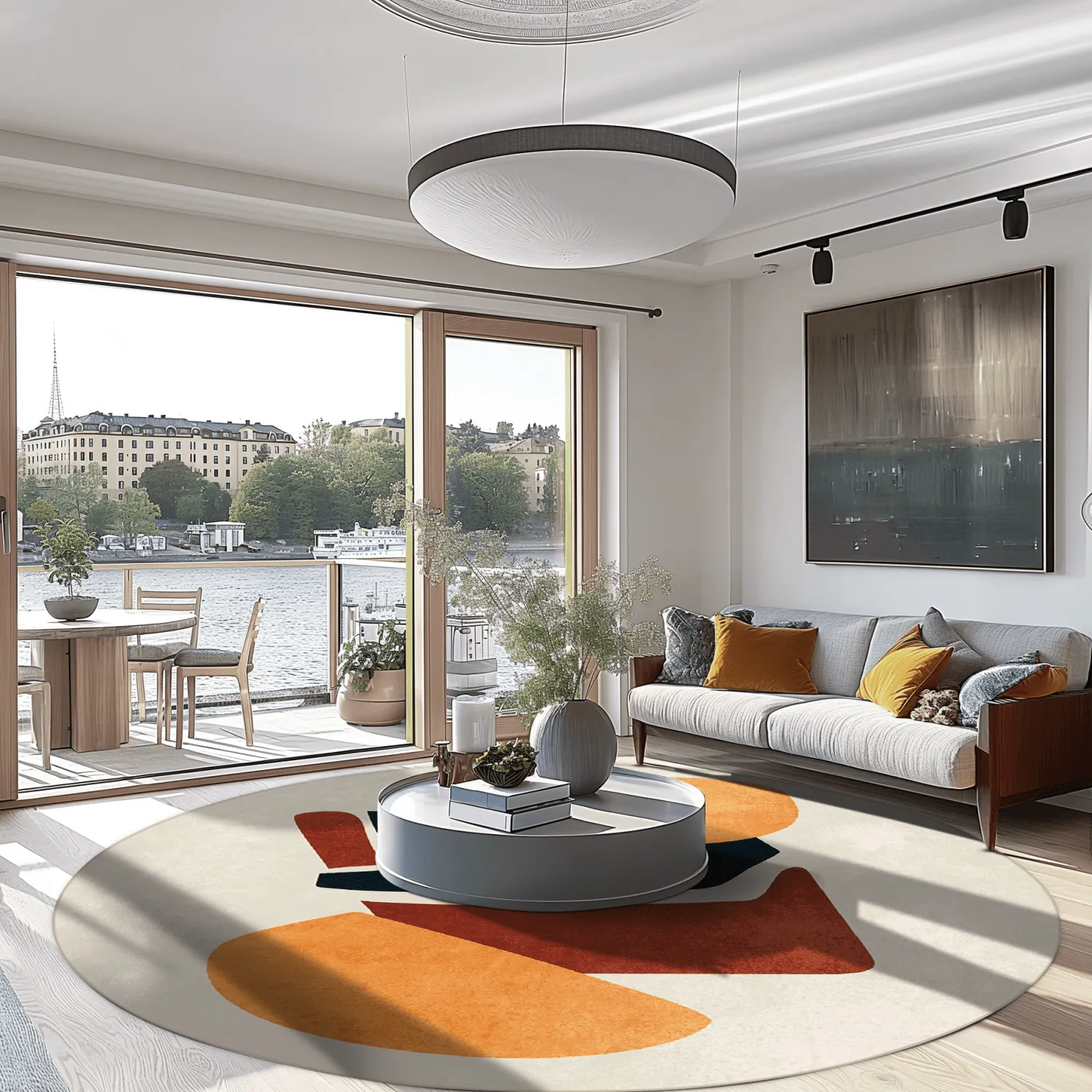 Rond vloerkleed - Beira (multi)