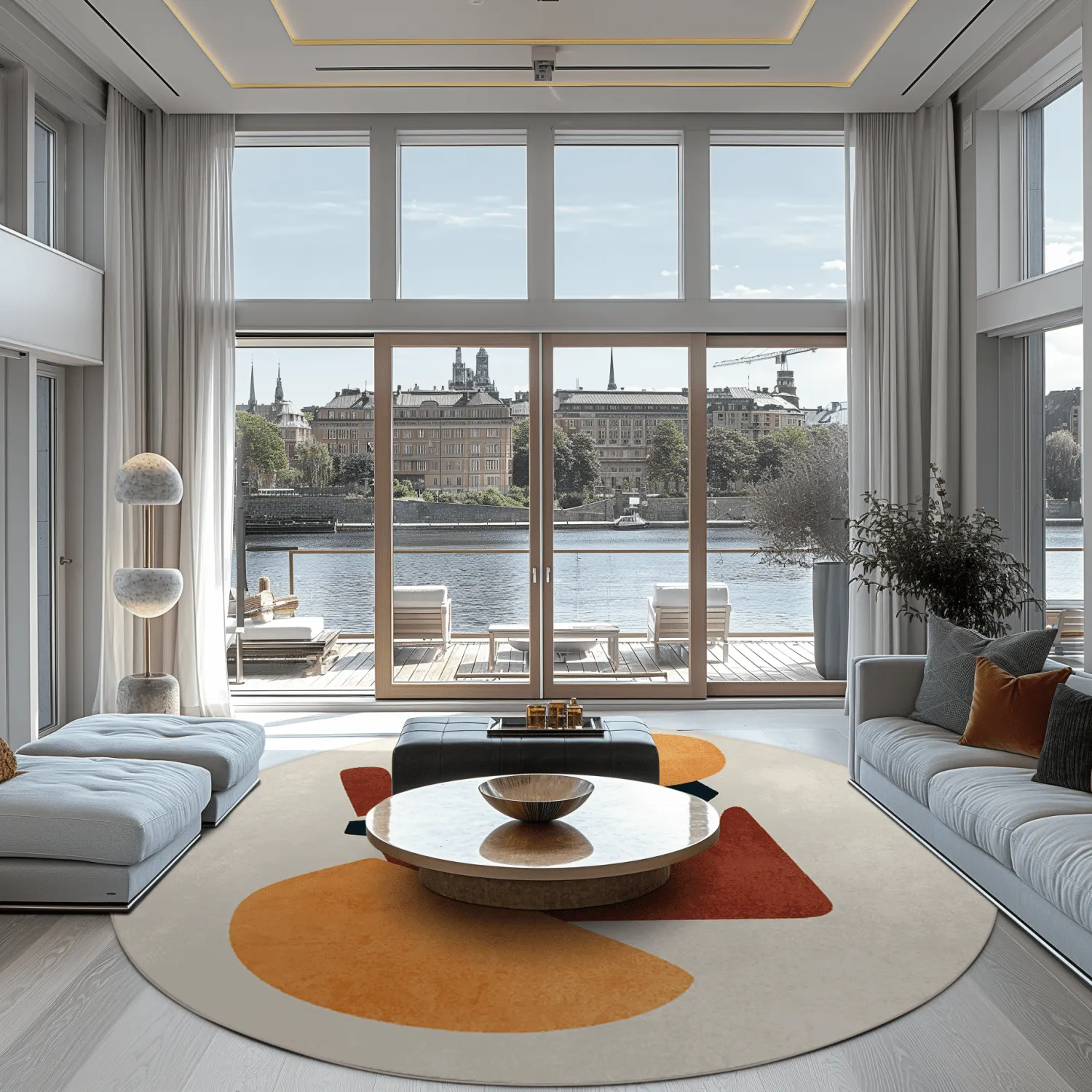 Rond vloerkleed - Beira (multi)