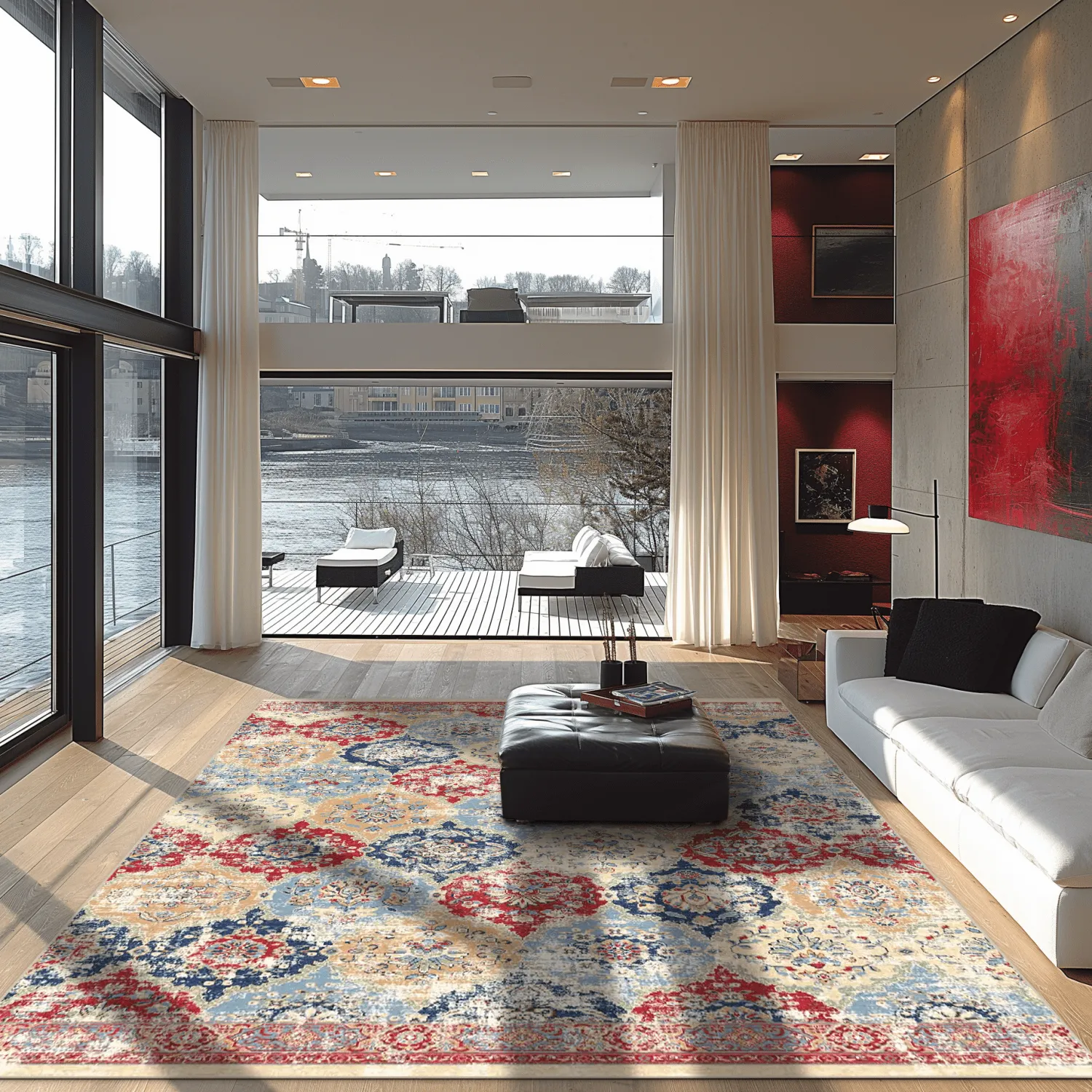 Wilton - Bohemia (rood/multi)