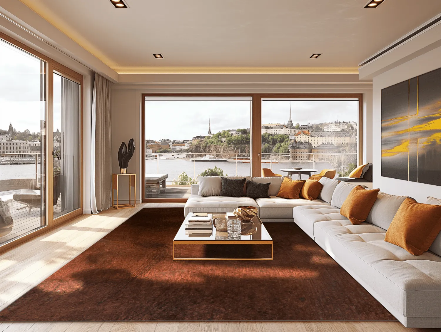 Wilton - Bovera (bruin/rood)