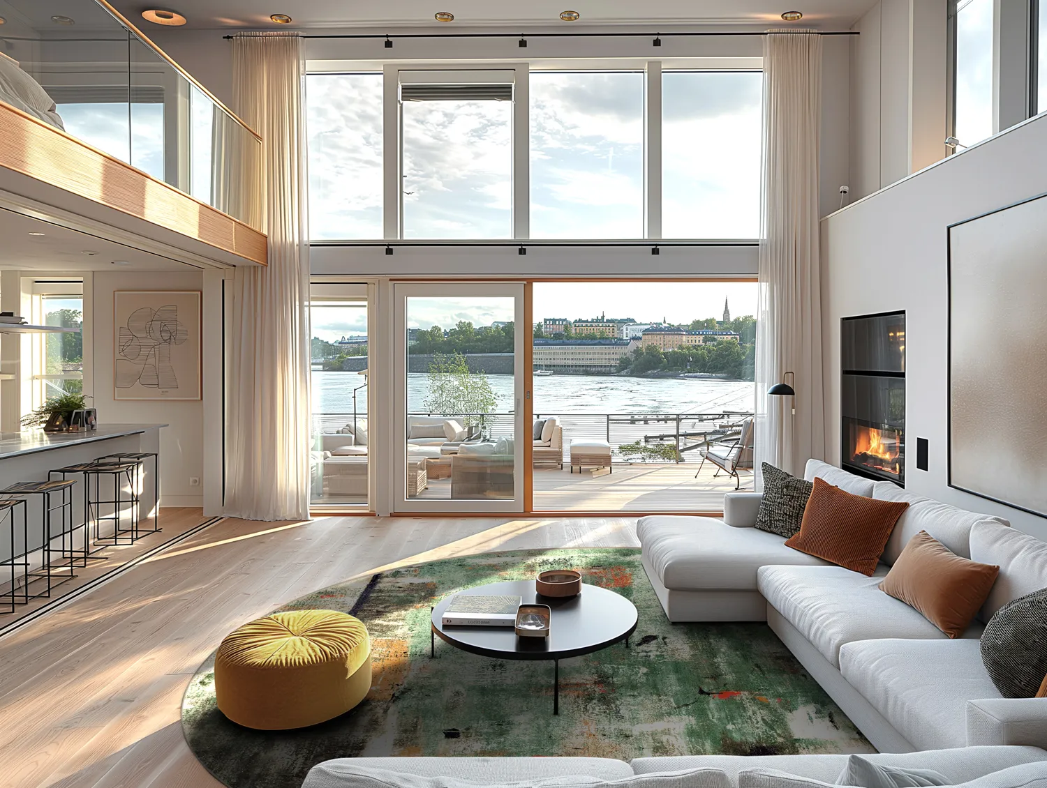 Rond vloerkleed - Calabria (multi)