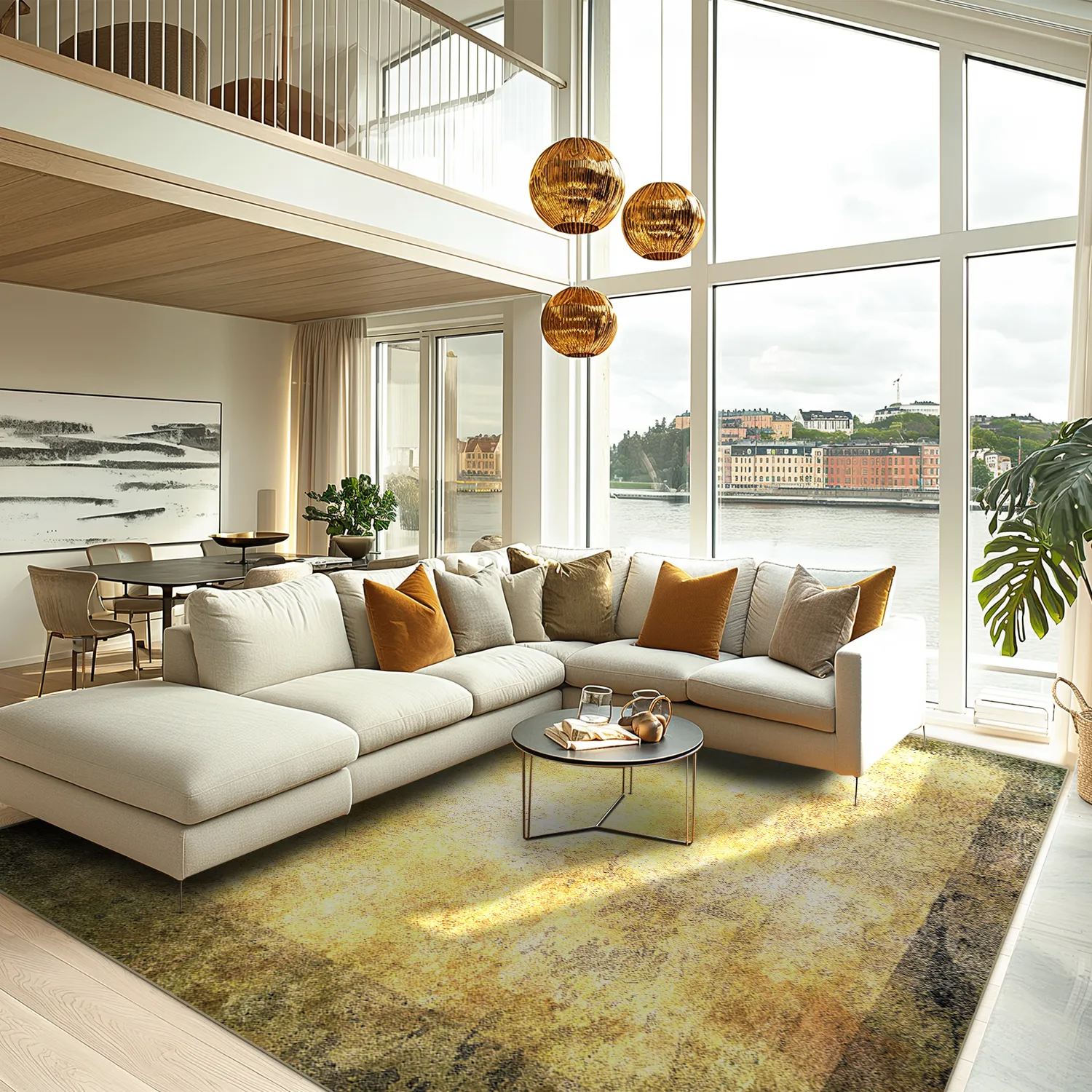 Wilton - Campana (beige/geel)