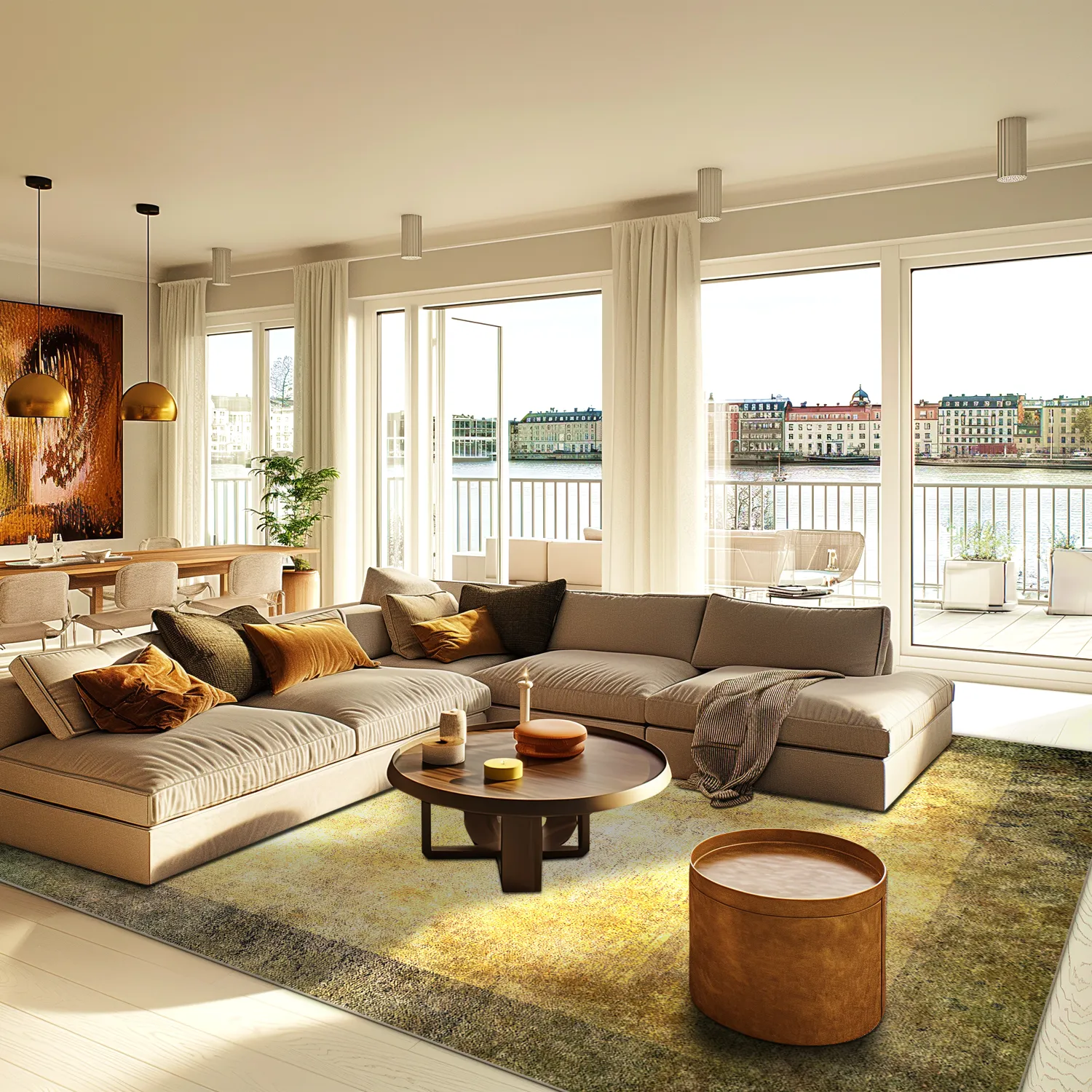 Wilton - Campana (beige/geel)