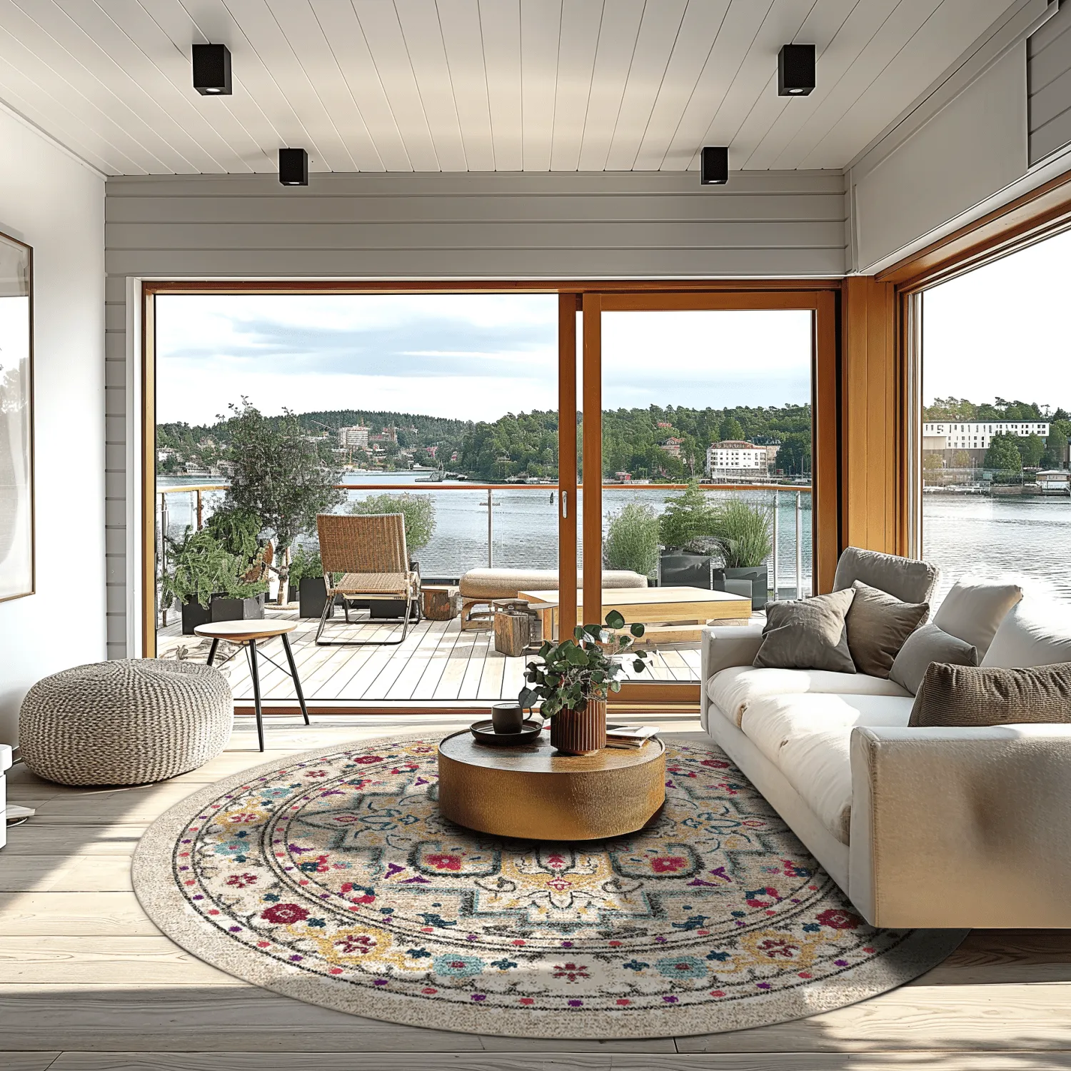 Rond vloerkleed - Castro (multi)