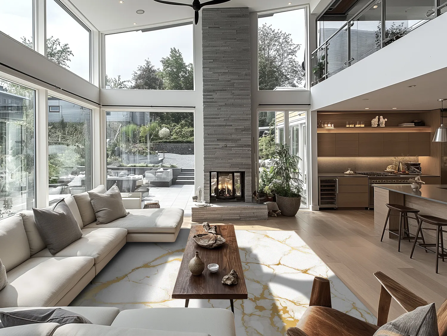 Wilton - Cesina (stone/wit/goud)