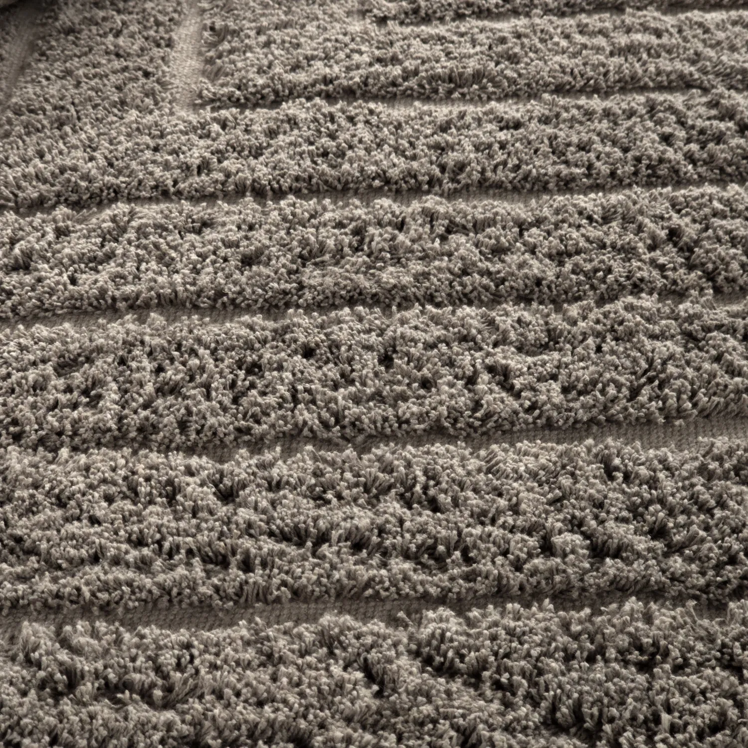 Hoogpolig vloerkleed - Conara Natural Cotton Shaggy (taupe)