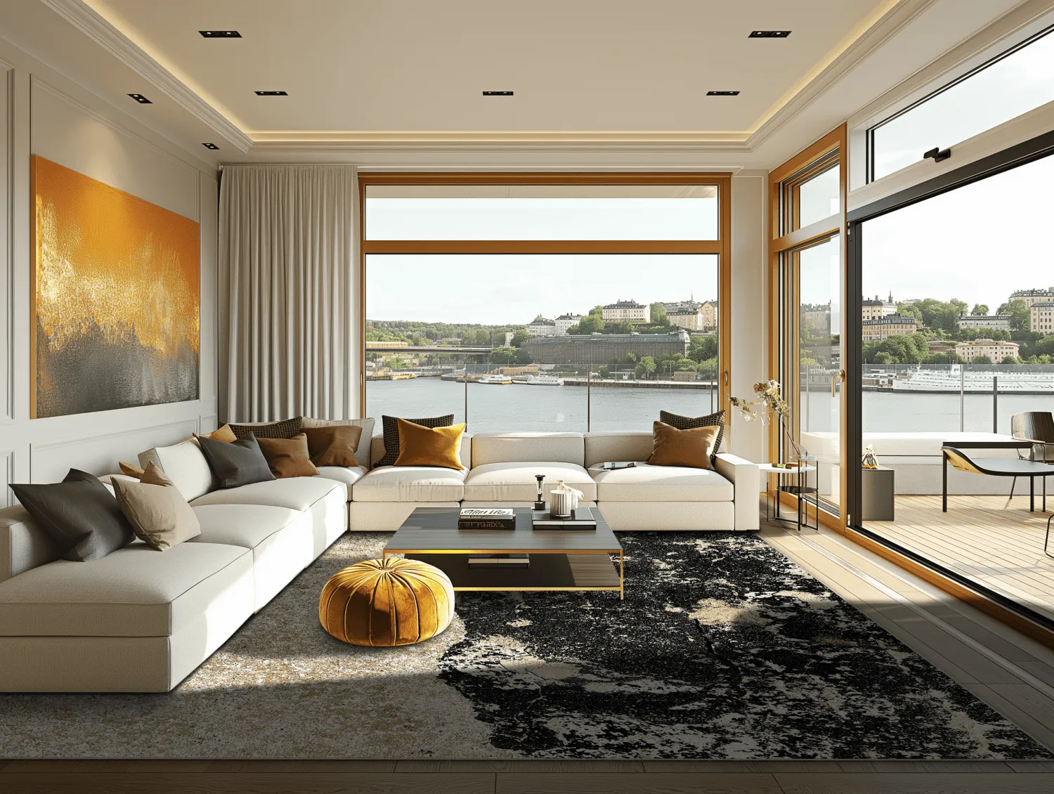 Wilton - Cyra (zwart/goud)