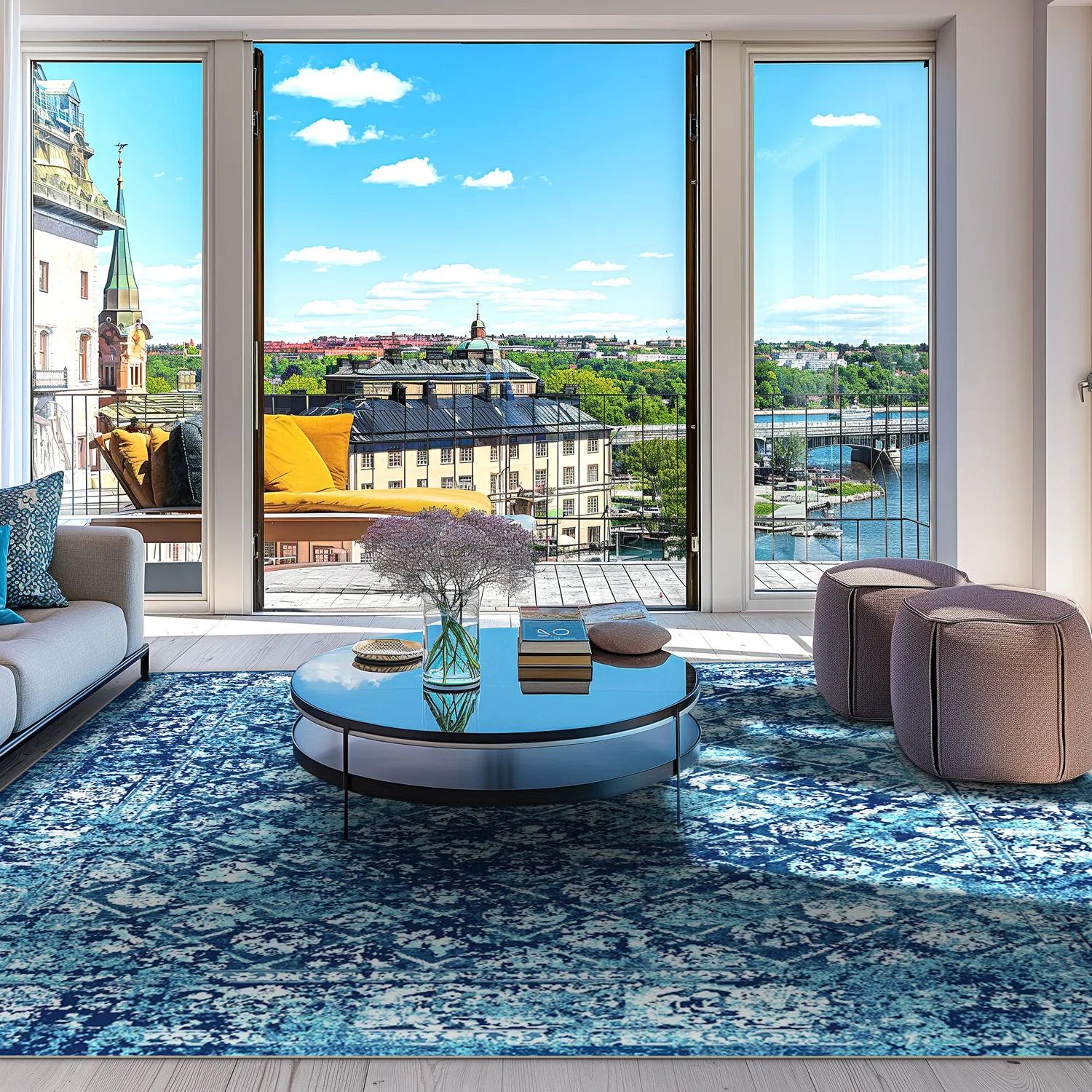 Wilton - Douz (blauw)