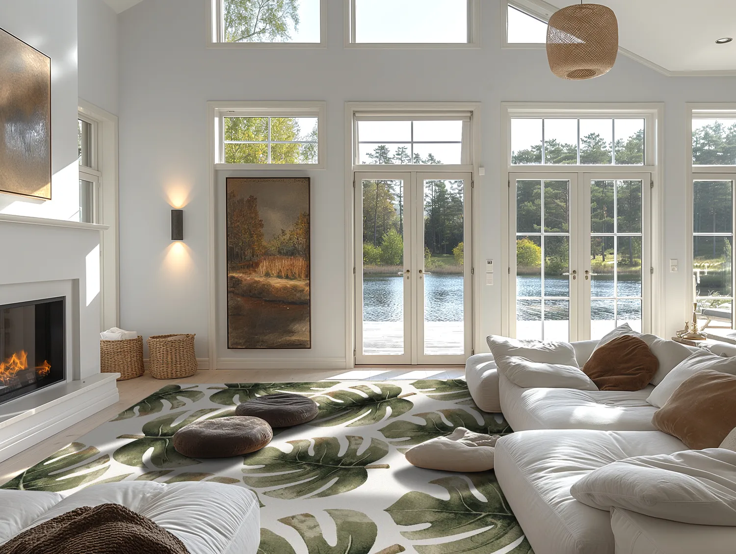 Wilton - Falling Leaves (groen)