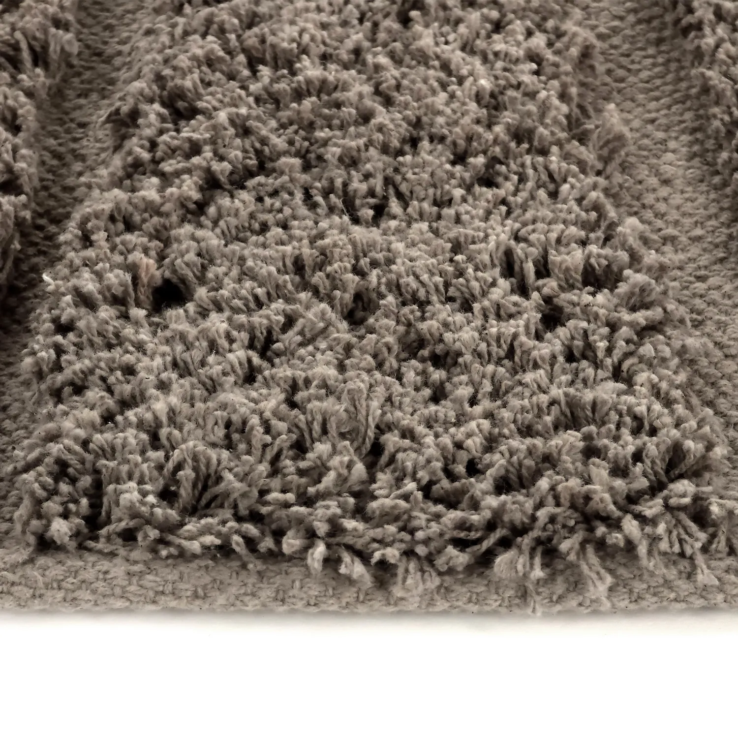 Ronde vloerkleden - Farley Natural Cotton Shaggy (taupe)