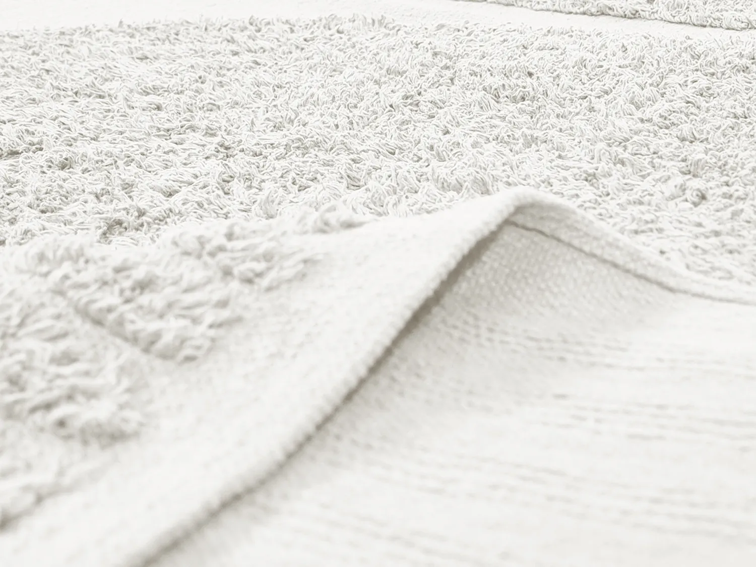 Ronde vloerkleden - Jovie Natural Cotton Shaggy (offwhite)