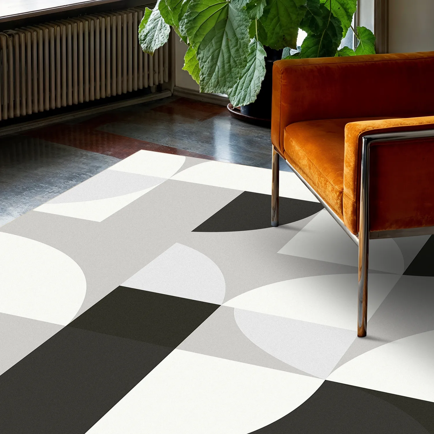 Wilton - Kalami (wit/grijs/zwart)