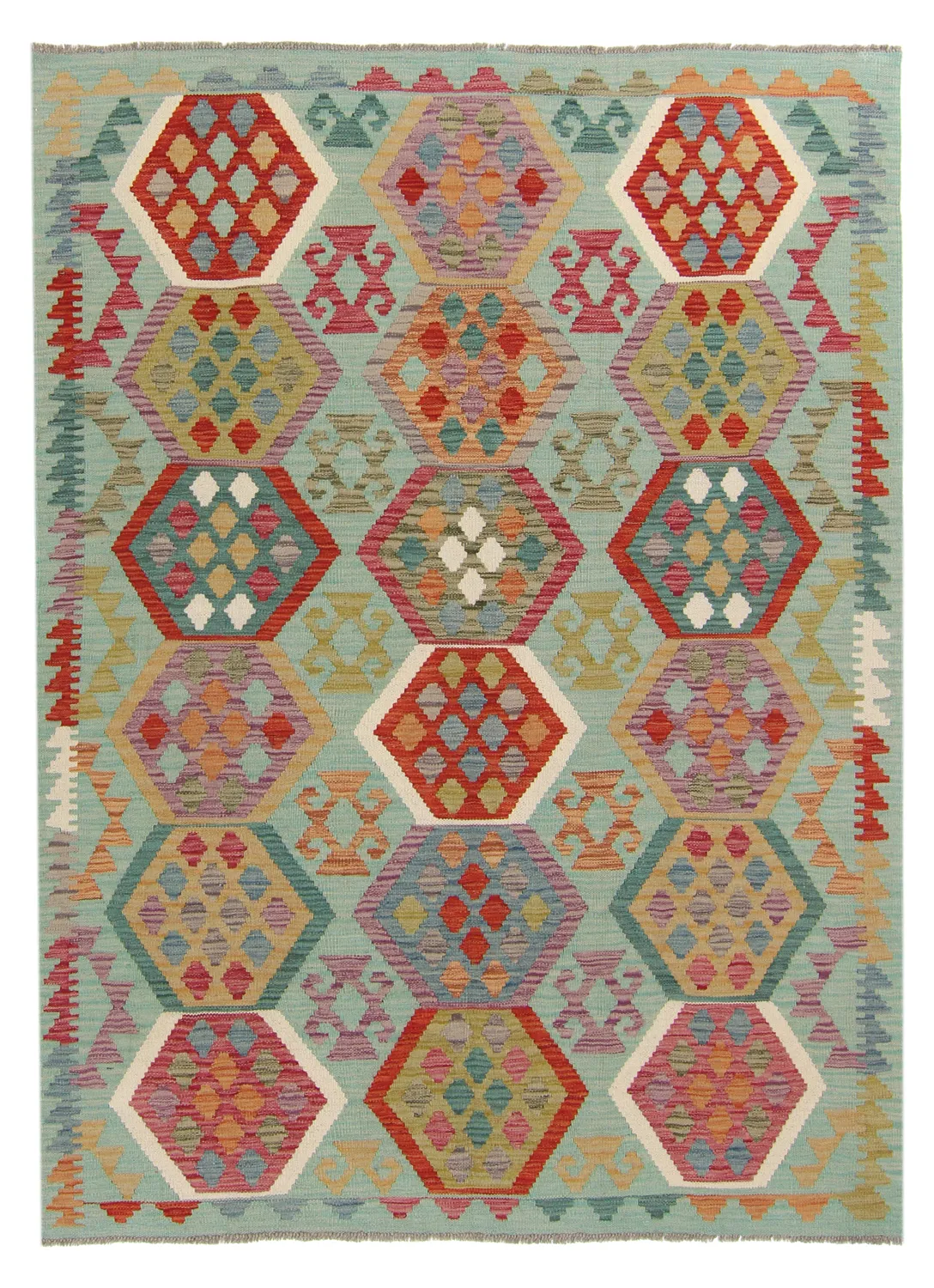 Oriëntaals kilimkleed 199 x 146 cm