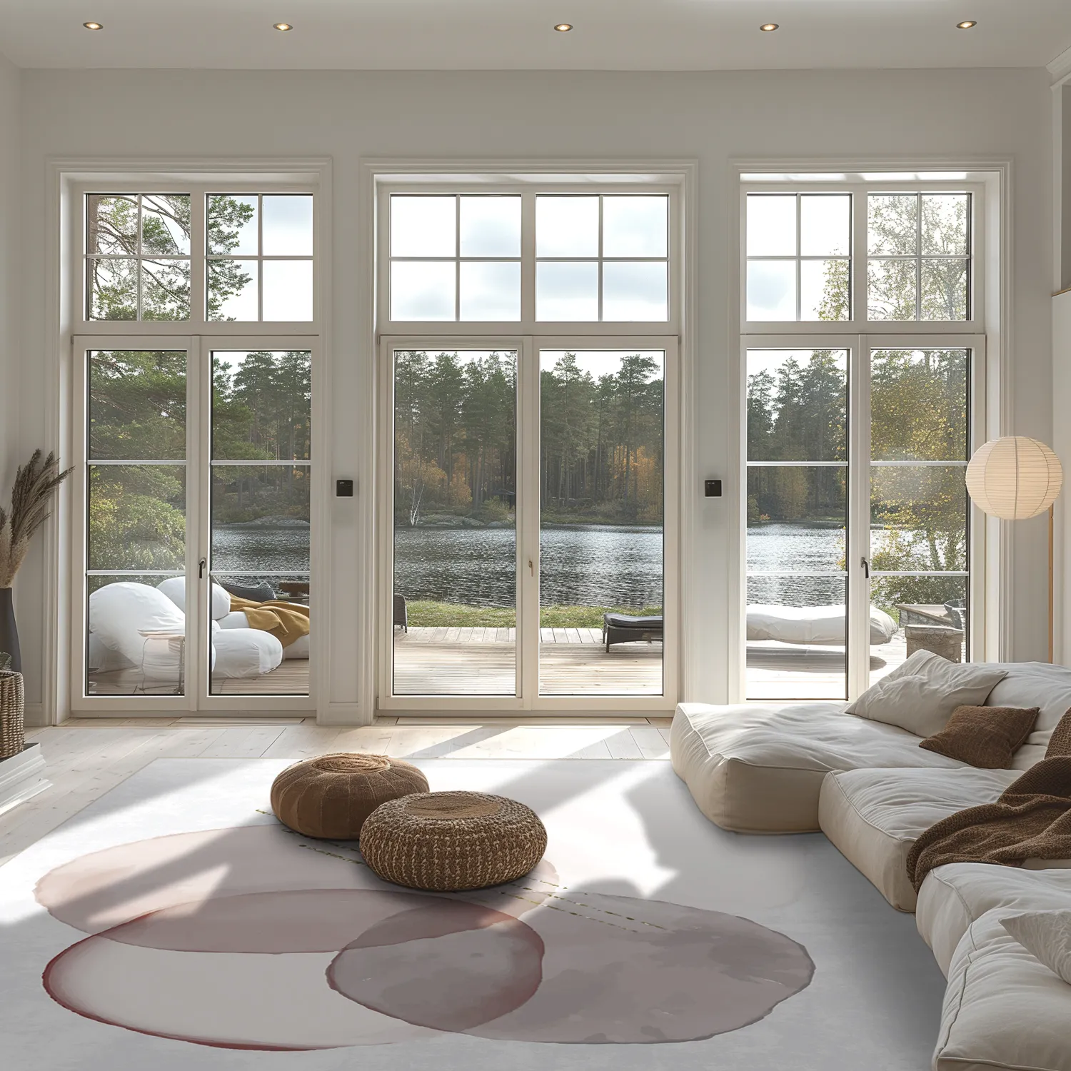 Wilton - Layon (grijs/roze)