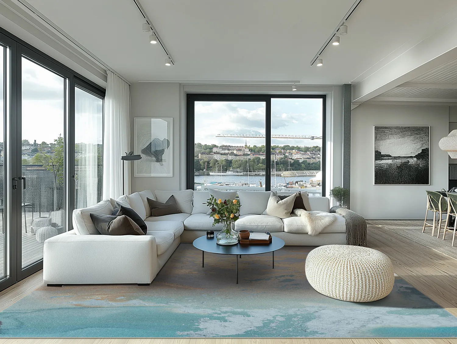 Wilton - Lesley (blauw/grijs/turkoois)