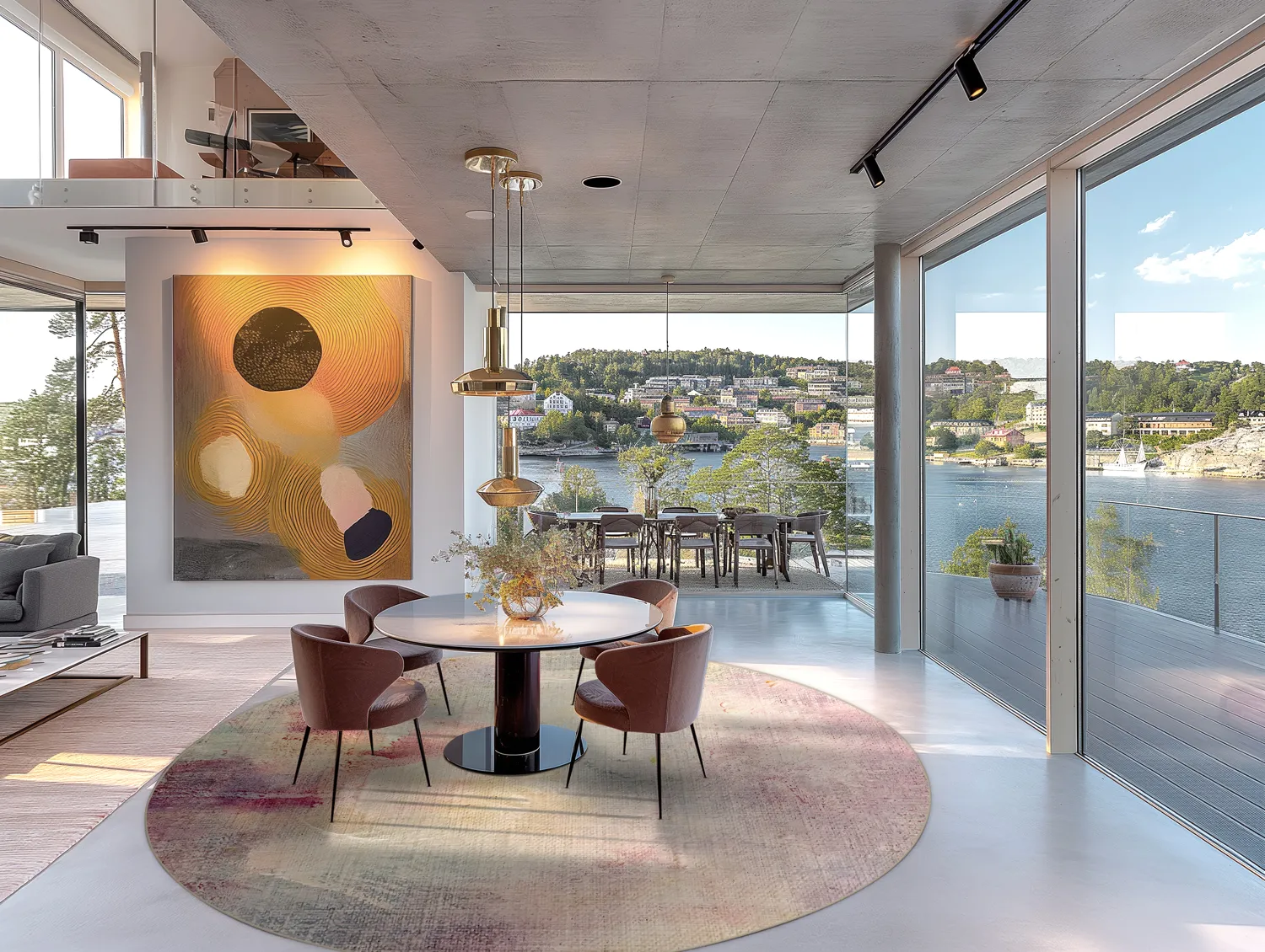 Rond vloerkleed - Mogoro (multi)