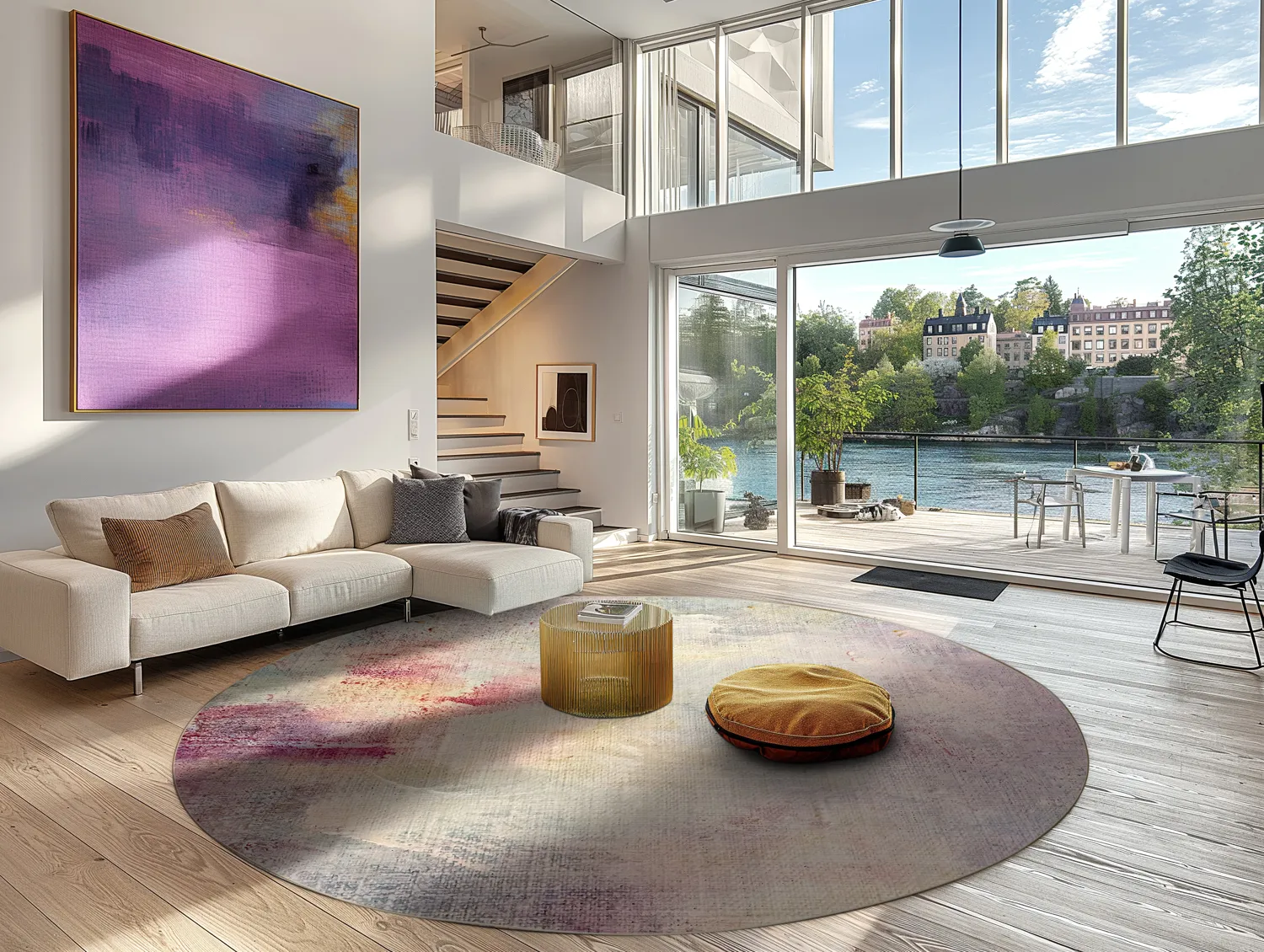 Rond vloerkleed - Mogoro (multi)