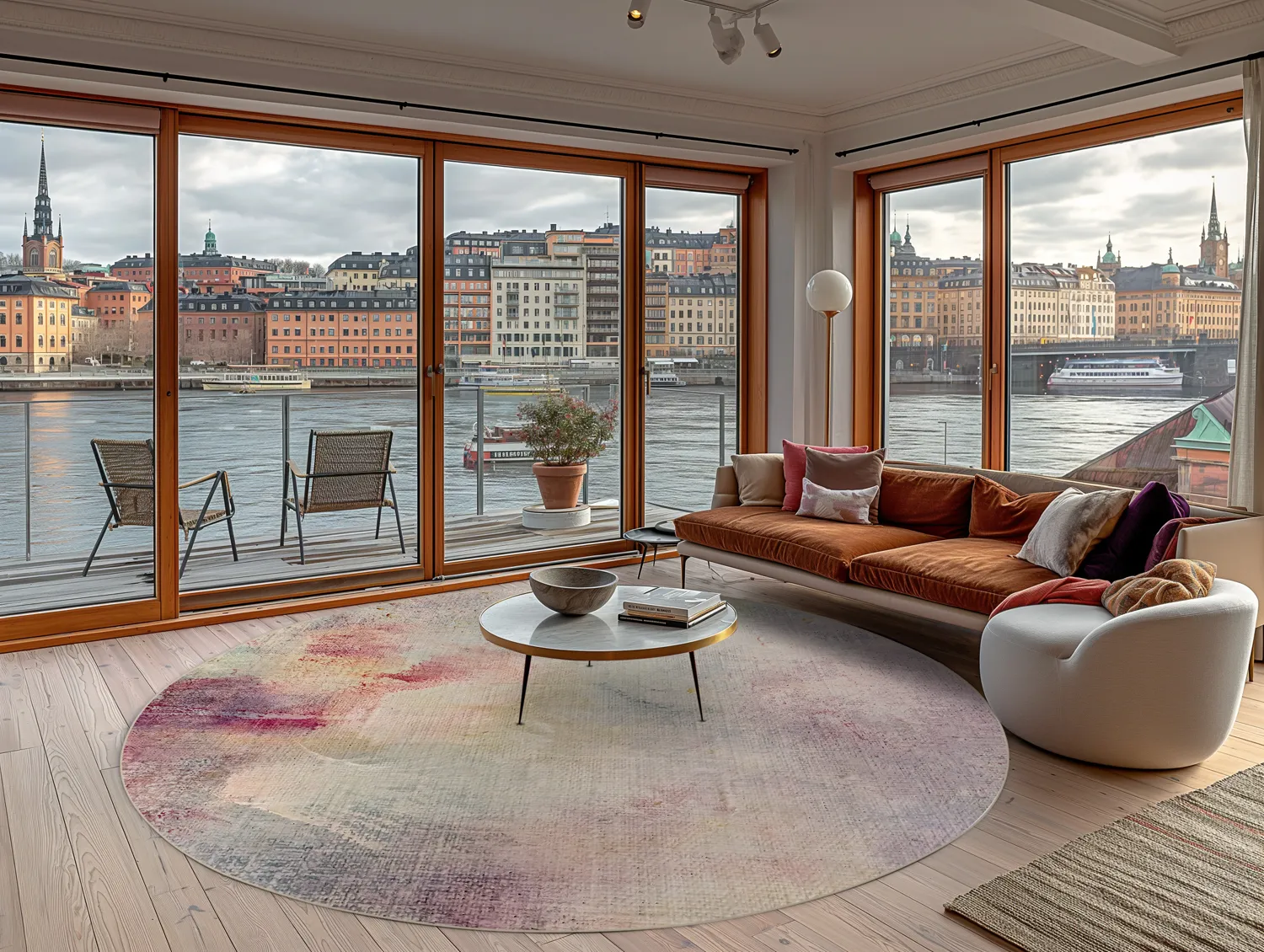 Rond vloerkleed - Mogoro (multi)