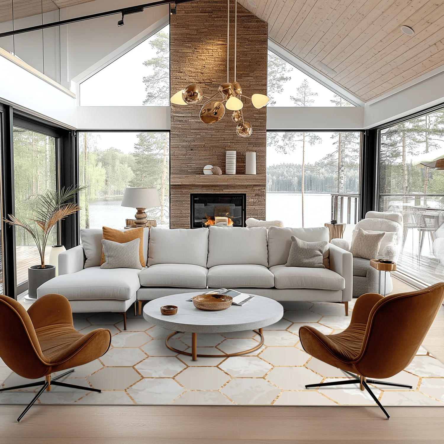 Wilton - Morino (beige/wit/goud)