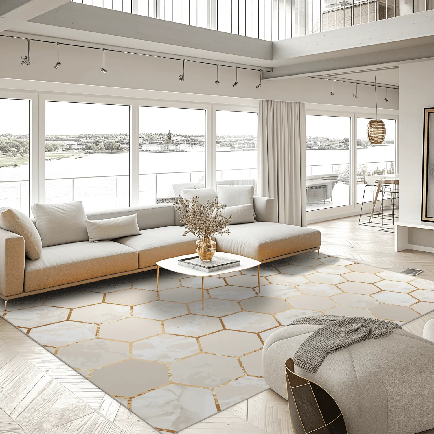 Wilton - Morino (beige/wit/goud)