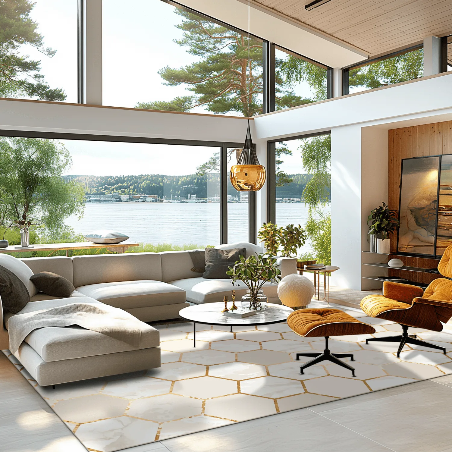 Wilton - Morino (beige/wit/goud)